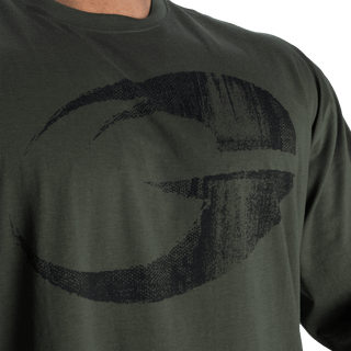 GASP Pump Cover Iron Tee - Deep Forest - Urban Gym Wear