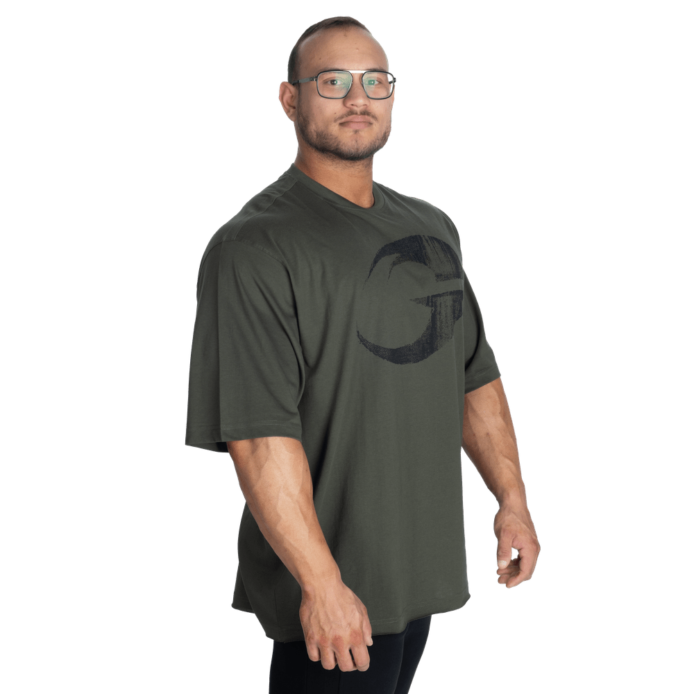 GASP Pump Cover Iron Tee - Deep Forest - Urban Gym Wear