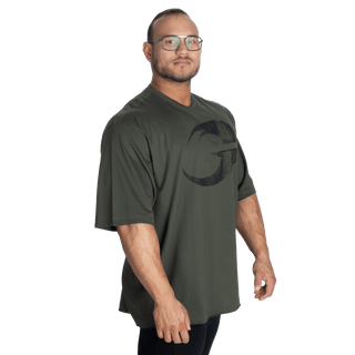 GASP Pump Cover Iron Tee - Deep Forest - Urban Gym Wear