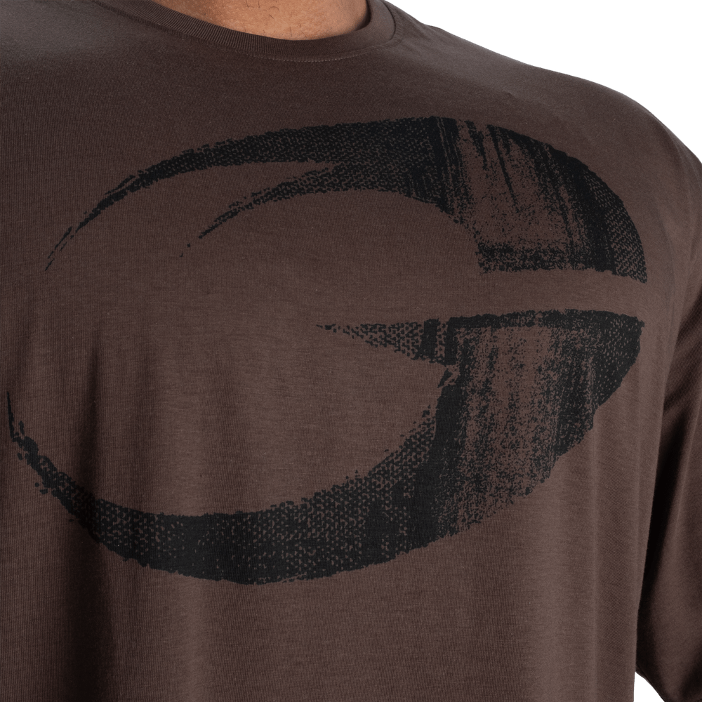 GASP Pump Cover Iron Tee - Timber - Urban Gym Wear