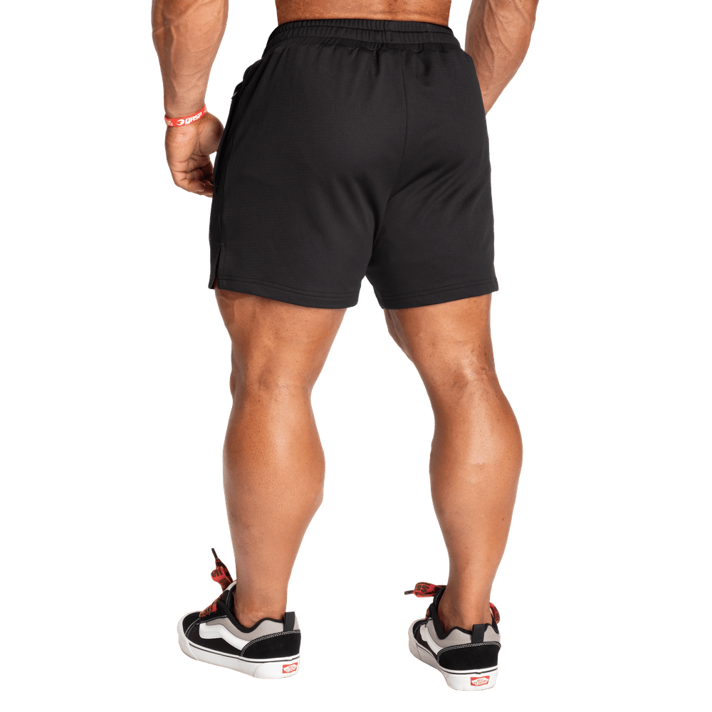 GASP R1 Mesh Shorts - Black/White - Urban Gym Wear