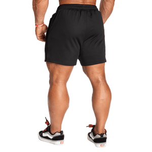 GASP R1 Mesh Shorts - Black/White - Urban Gym Wear