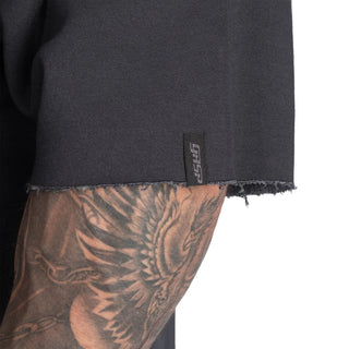 GASP Raw Iron Tee - Washed Black - Urban Gym Wear