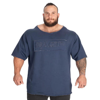 GASP Raw Iron Tee - Washed Blue - Urban Gym Wear