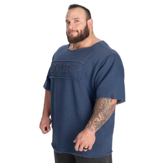 GASP Raw Iron Tee - Washed Blue - Urban Gym Wear