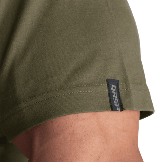GASP Relentless Standard Tee - Khaki Green - Urban Gym Wear