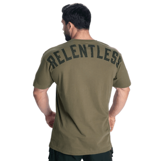 GASP Relentless Standard Tee - Khaki Green - Urban Gym Wear