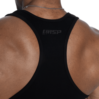 GASP Rib Essential T - Back - Black - Urban Gym Wear