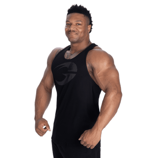 GASP Rib Essential T - Back - Black - Urban Gym Wear