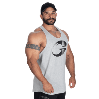 GASP Rib Essential T - Back - Grey Melange - Urban Gym Wear