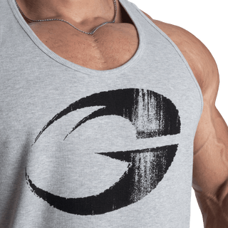 GASP Rib Essential T - Back - Grey Melange - Urban Gym Wear