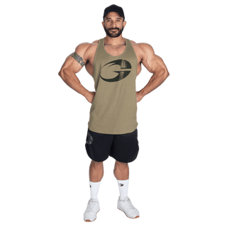 GASP Rib Essential T - Back - Washed Green - Urban Gym Wear