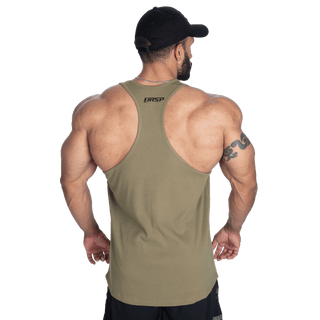 GASP Rib Essential T - Back - Washed Green - Urban Gym Wear