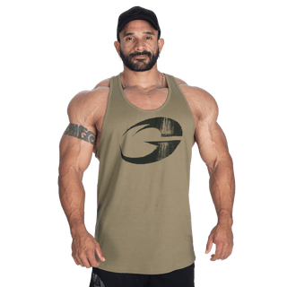 GASP Rib Essential T - Back - Washed Green - Urban Gym Wear