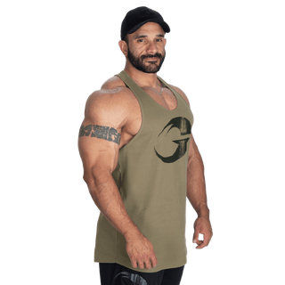 GASP Rib Essential T - Back - Washed Green - Urban Gym Wear