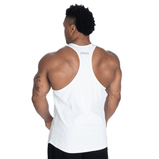 GASP Rib Essential T - Back - White/Grey - Urban Gym Wear