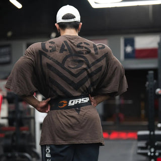 GASP Slub Iron Tee - Washed Iron - Urban Gym Wear