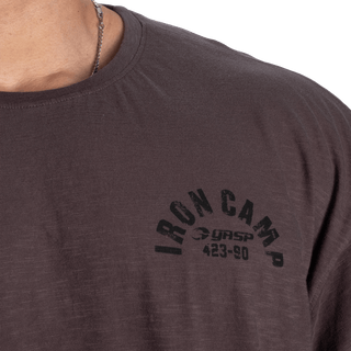 GASP Slub Iron Tee - Washed Iron - Urban Gym Wear