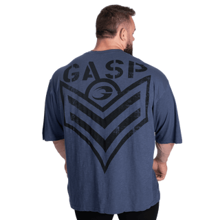 GASP Slub Iron Tee - Washed Sky blue - Urban Gym Wear