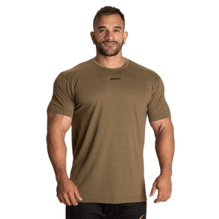 GASP Standard Tee - Army Green Melange - Urban Gym Wear