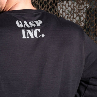 GASP Thermal Gym Sweater - Asphalt - Urban Gym Wear
