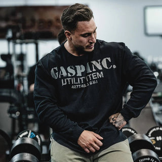 GASP Thermal Gym Sweater - Asphalt - Urban Gym Wear