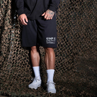 GASP Thermal Shorts - Asphalt - Urban Gym Wear