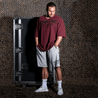 GASP Thermal Shorts - Grey Melange - Urban Gym Wear