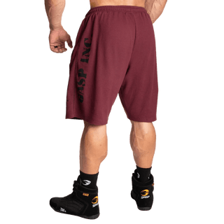 GASP Thermal Shorts - Maroon - Urban Gym Wear