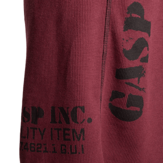 GASP Thermal Shorts - Maroon - Urban Gym Wear