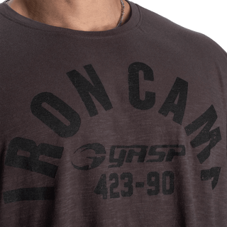 GASP Throwback Iron Tee - Iron - Urban Gym Wear