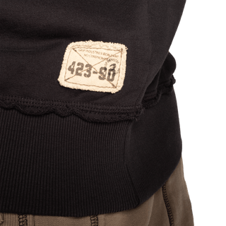 GASP Throwback Sweater - Black - Urban Gym Wear