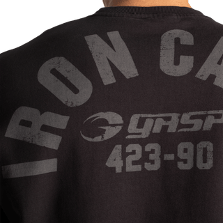 GASP Throwback Sweater - Black - Urban Gym Wear
