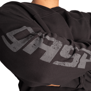 GASP Throwback Sweater - Black - Urban Gym Wear