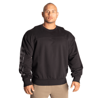 GASP Throwback Sweater - Black - Urban Gym Wear