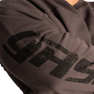 GASP Throwback Sweater - Iron - Urban Gym Wear