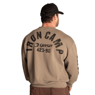GASP Throwback Sweater - Washed Green - Urban Gym Wear