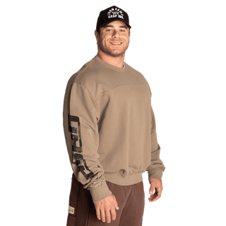 GASP Throwback Sweater - Washed Green - Urban Gym Wear