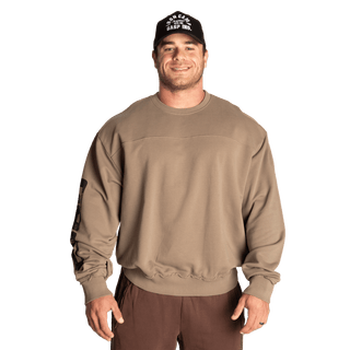 GASP Throwback Sweater - Washed Green - Urban Gym Wear