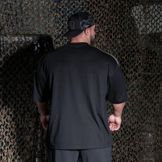 GASP Track Iron Tee - Black - Urban Gym Wear