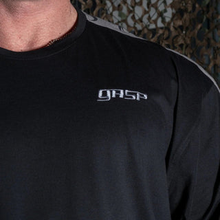 GASP Track Iron Tee - Black - Urban Gym Wear