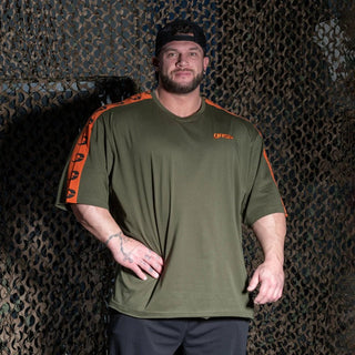 GASP Track Iron Tee - Rifle Green - Urban Gym Wear