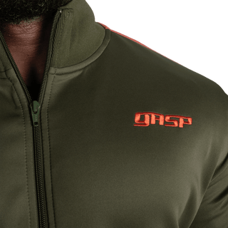 GASP Track Jacket - Rifle Green - Urban Gym Wear