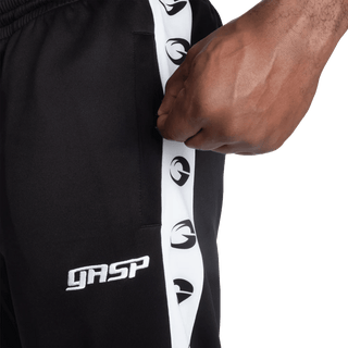 GASP Tracksuit Pants V2 - Black - Urban Gym Wear