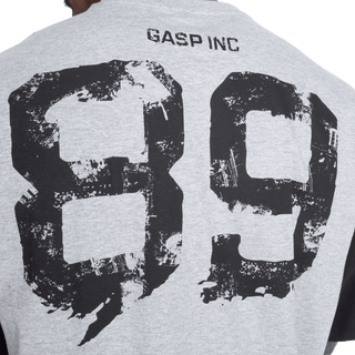 GASP Two Colour Iron Tee - Black/Grey - Urban Gym Wear