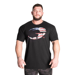 GASP USA Standard Tee - Black - Urban Gym Wear