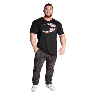 GASP USA Standard Tee - Black - Urban Gym Wear