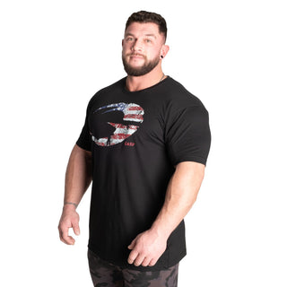 GASP USA Standard Tee - Black - Urban Gym Wear