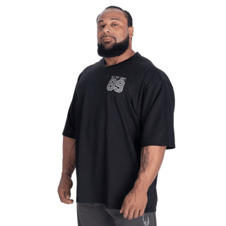 GASP V - Neck Mesh Iron Tee - Black - Urban Gym Wear