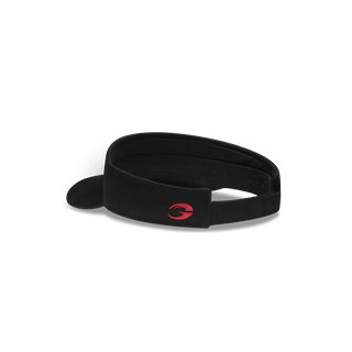 GASP Visor Cap - Black/Red - Urban Gym Wear